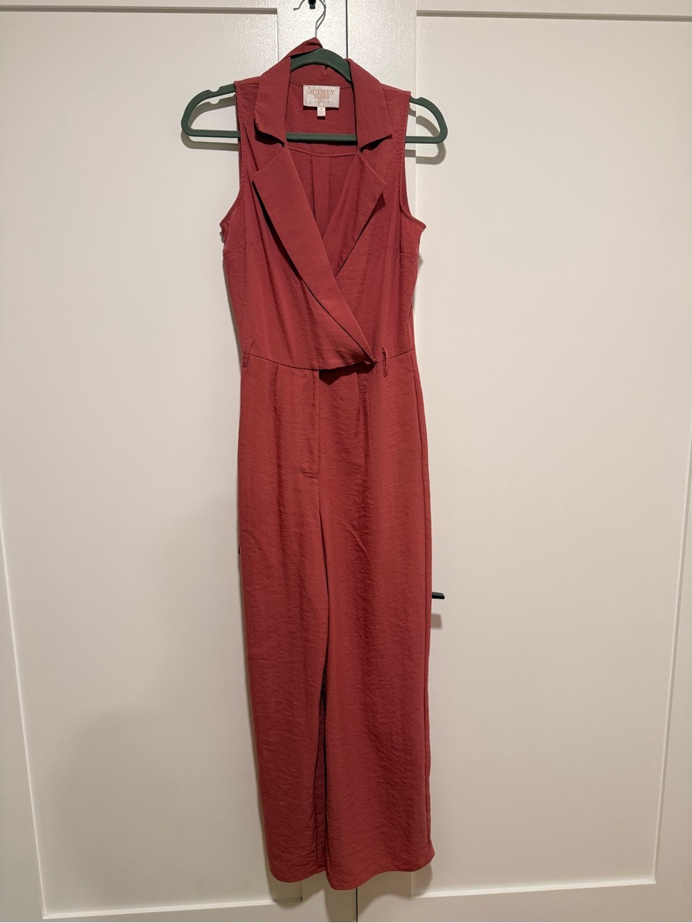 Francesca’s Sleeveless Muted Pink Jumpsuit Dress - Sincerly Jules